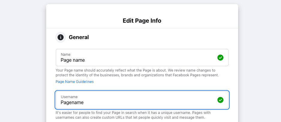 facebook name change