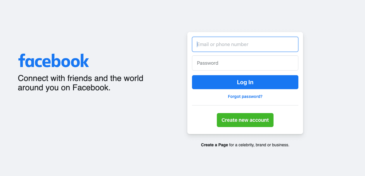 Create a Facebook Business Page