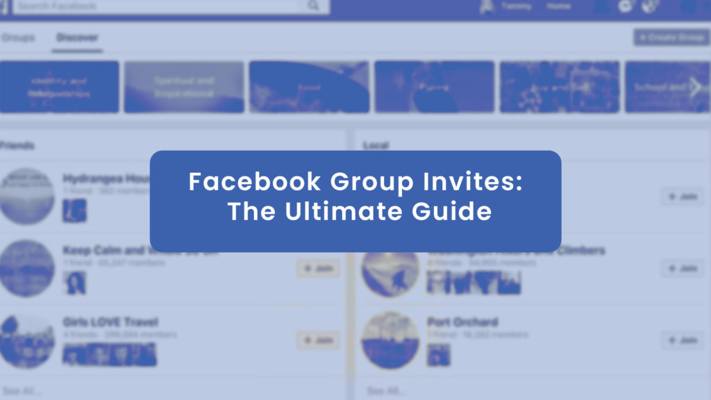 how to see group invites on facebook