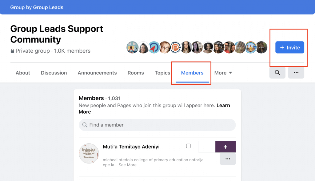 how to accept facebook group invite