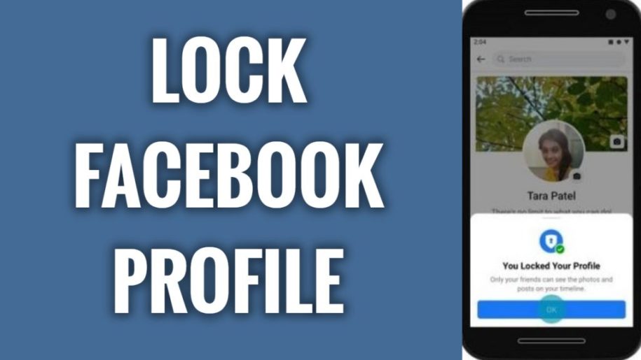 how to lock profile on facebook